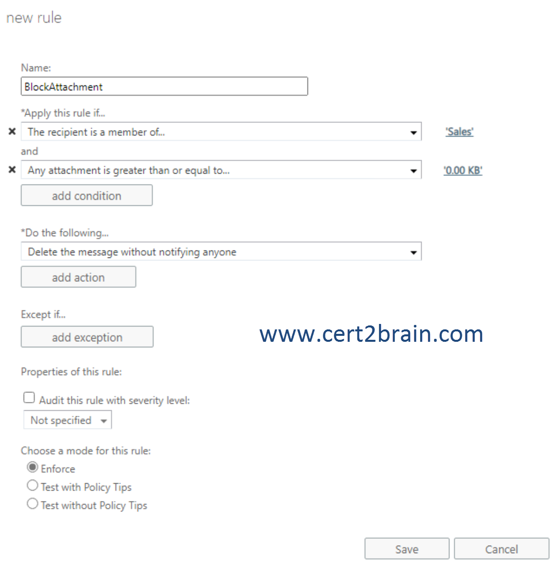 Test MS-203 Quiz